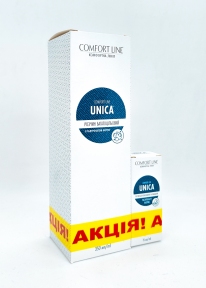 Розчин Avizor Unica Comfort Line 350 мл + Зволожуючі краплі Avizor Unica Comfort Line 15 мл