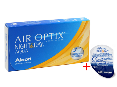 Контактні лінзи Air Optix Night&Day Aqua (Айр оптікс День і Ніч) 4 лінзи