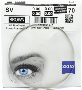 ZEISS Фотохром 1.5 PHOTO BROWN DVP UV