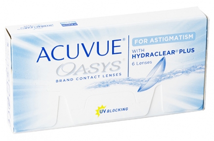 Контактні  лінзи  ACUVUE OASYS for ASTIGMATISM - 6 шт