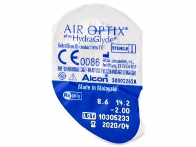 Контактні лінзи Air Optix Plus Hydraglyde (Айр оптікс) 1 лінза