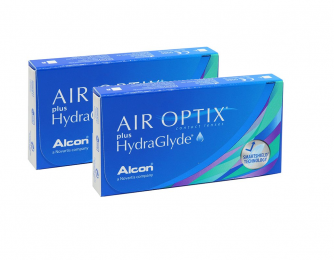 Контактні лінзи Air Optix Plus Hydraglyde (Айр оптікс) 6 лінз