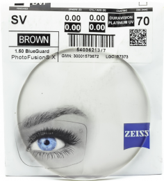 ZEISS Фотохром 1.5 PHOTO BROWN DVP UV
