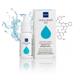 Зволожуючі краплі DISOP Hidro Health DD 15 мл